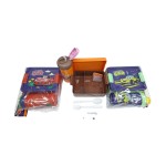LUNCHERA Y VASO CON DISEÑO AUTO 202971